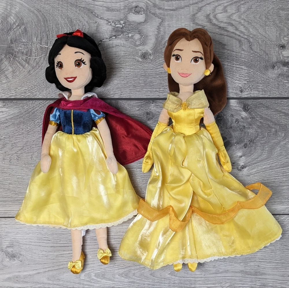 Disney Princess Plush Set (Snow White & Belle)